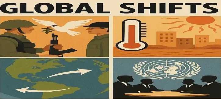 Ceasefires, Heatwaves, and Strategic Summits Shape a New Week