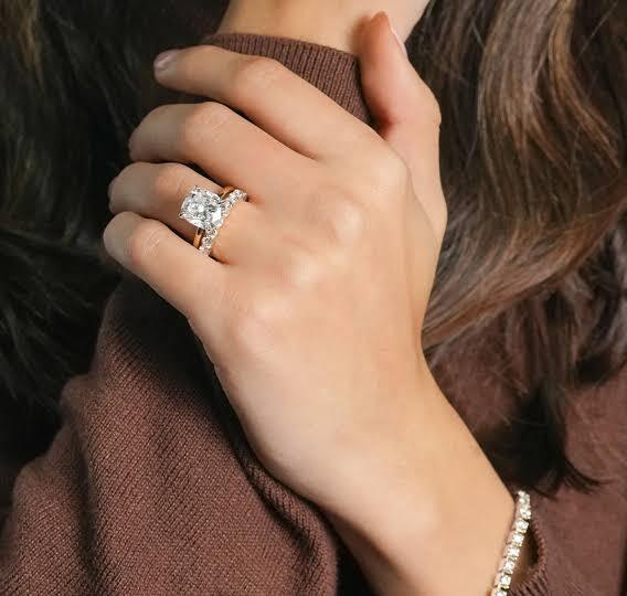 Assorted diamond engagement