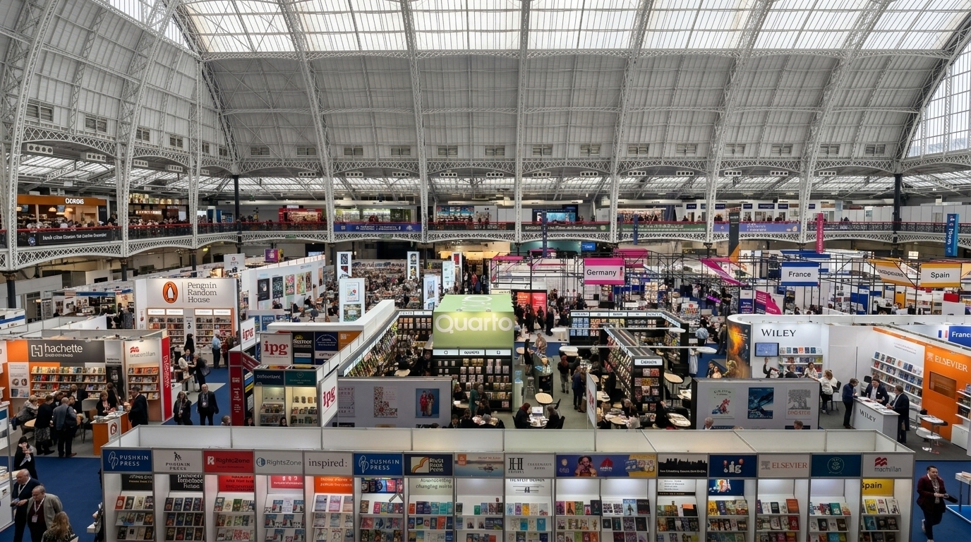 Book On Shelves London Book Fair