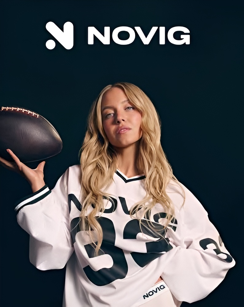 Sydney Sweeney Novig ad
