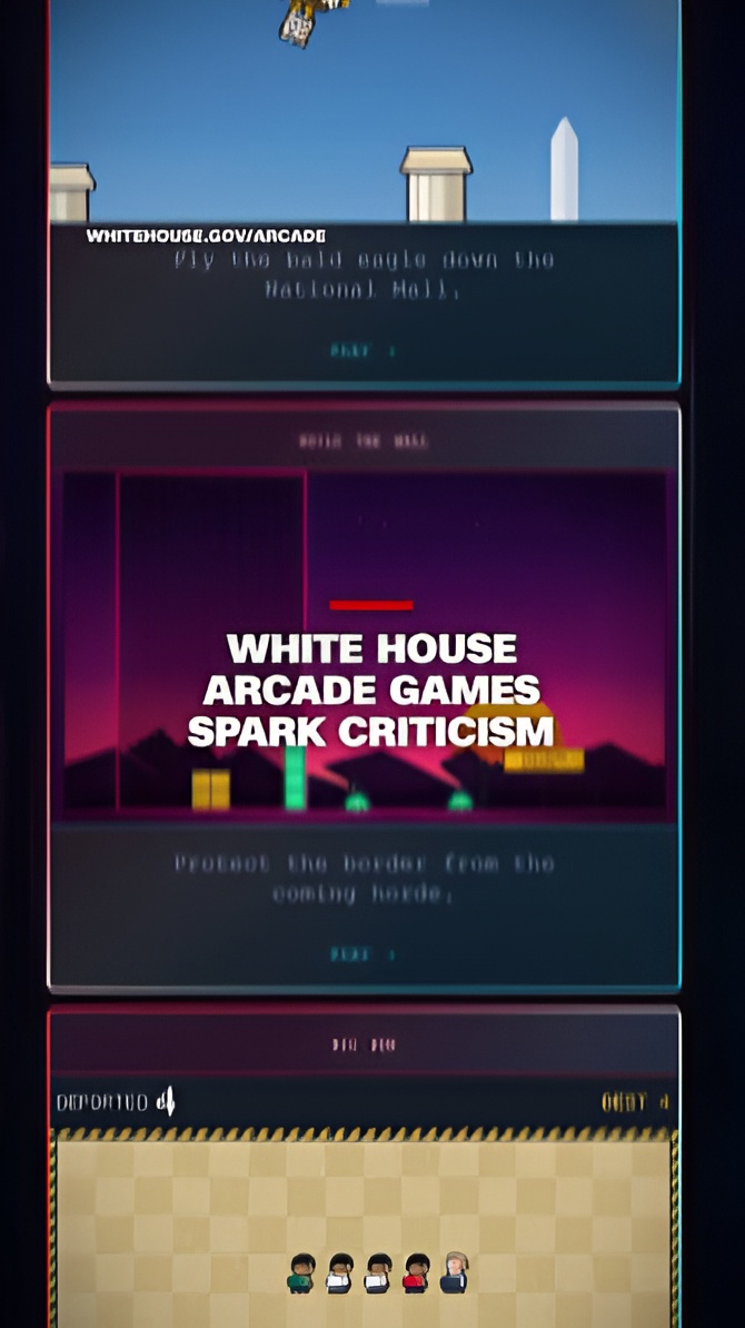 White House arcade games